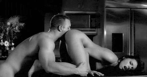 eating pussy from behind